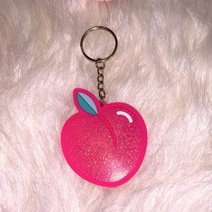Peaches keychain